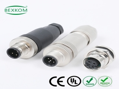 Proteção circular Industrial M5 M23 17 Pin Conector feminino Impermeável
