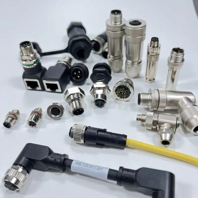 Proteção circular Industrial M5 M23 17 Pin Conector feminino Impermeável