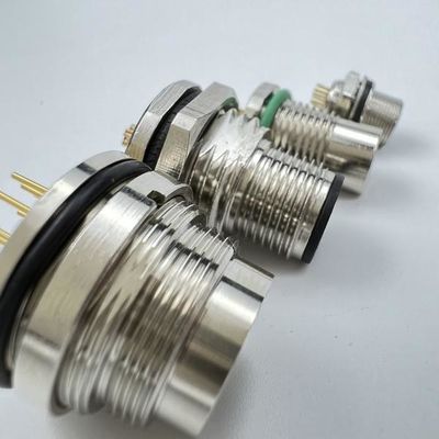 IP40 impermeável M16 conector circular de 16 mm de tamanho de abertura do painel parafuso bloqueado
