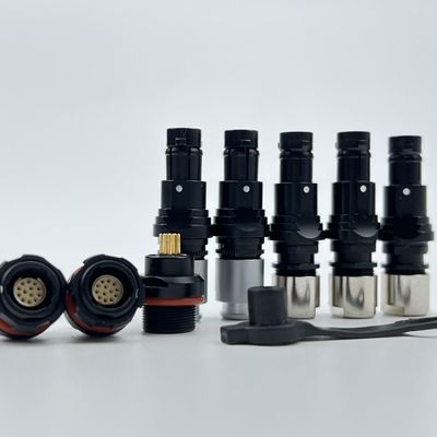 Militar MIL Conector elétrico de puxa e puxa IP68 360 graus ESC