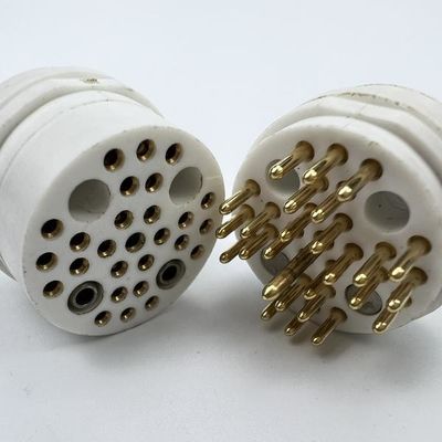 Conector circular de alta corrente ip68 coaxial 26 isolador de sinais para endoscopia